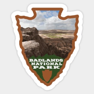 Badlands National Park arrowhead Sticker